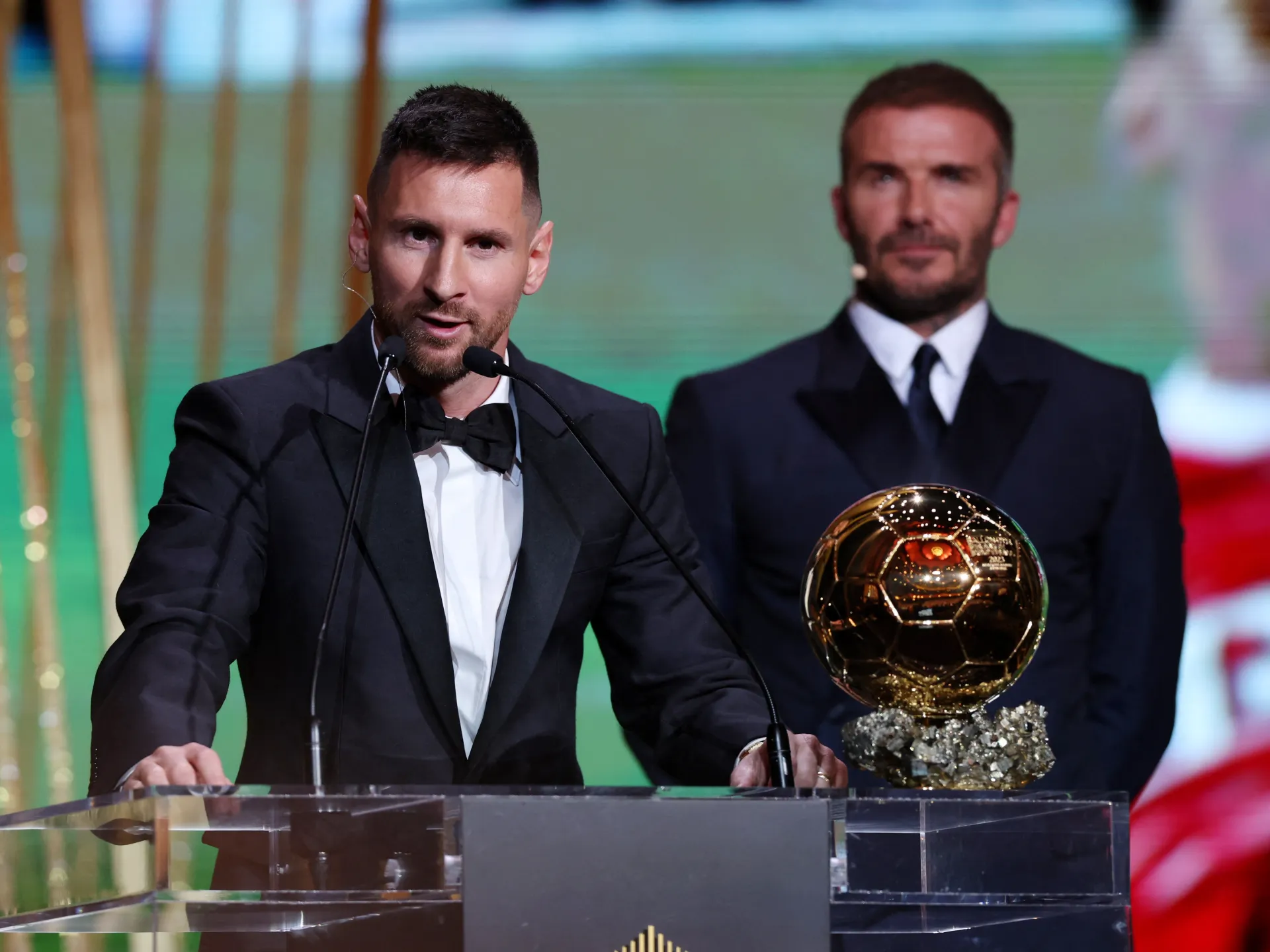 Lionel Messi und David Beckham