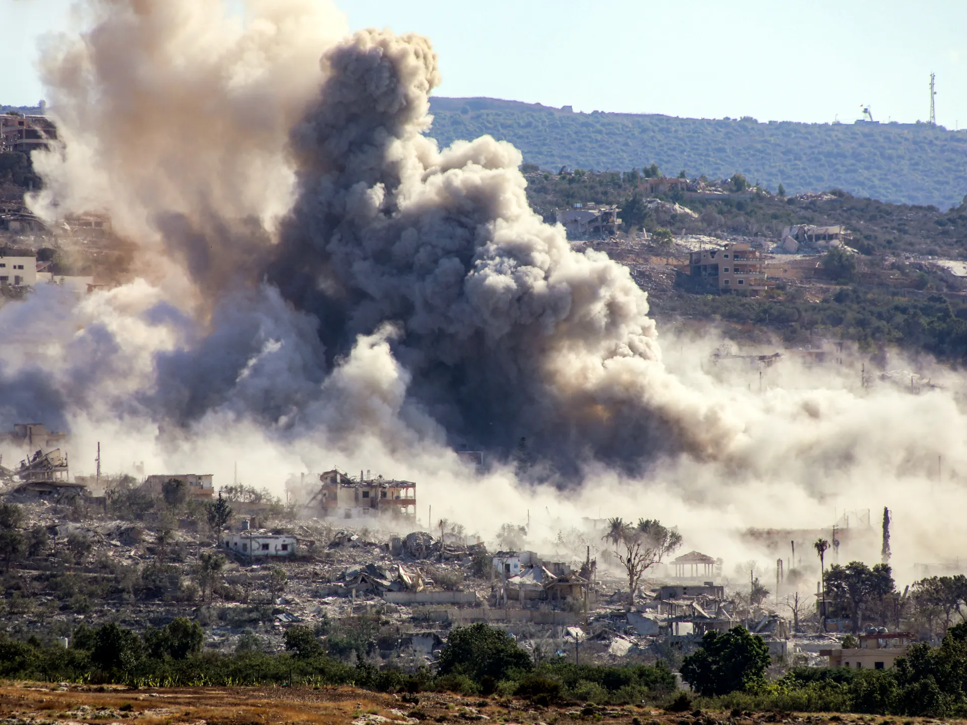 Israelischer Artillerieeinsatz im Südlibanon