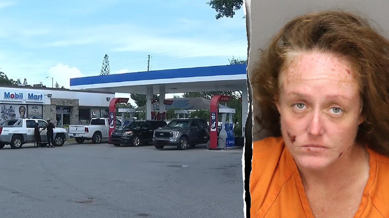 Florida-Frau beschuldigt, Fremde an Tankstelle angezündet zu haben, was schwere Verbrennungen verursachte