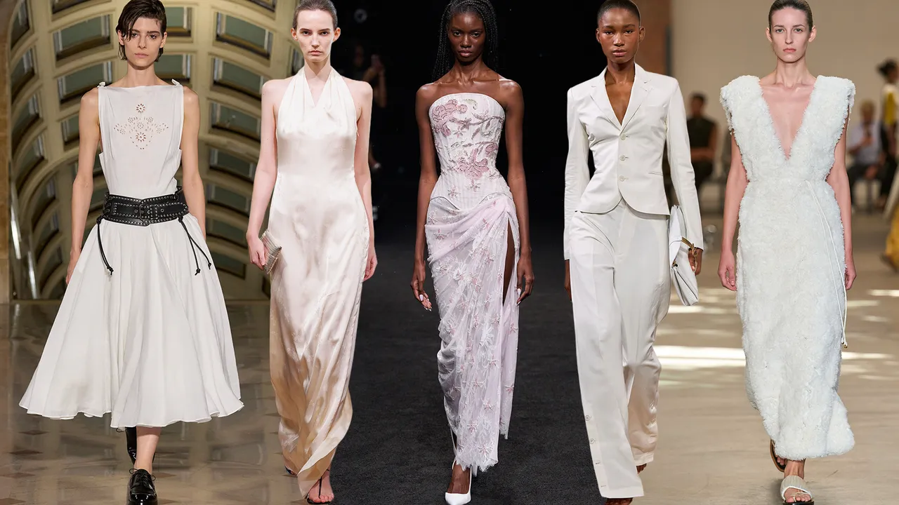 65 hochzeitstaugliche Looks von den NYFW-Runways für Frühjahr 2027 als Inspiration für Bräute